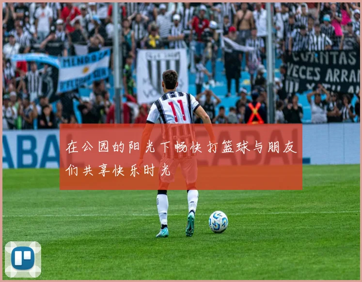 在公园的阳光下畅快打篮球与朋友们共享快乐时光